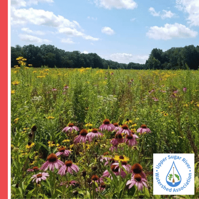 A Prairie and the Upper Sugar River Watershed Association logo