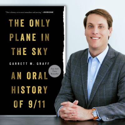 Author Garrett M. Graff and his book The Only Plane in the Sky